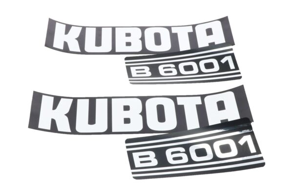 Autocollant pour capot Kubota B6001