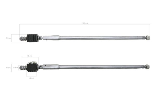 Arbre de direction Yanmar YM140, YM147, YM186, YM1401, YM1510, F175 – Image 8