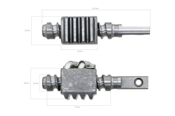Arbre de direction Yanmar F-serie 125mm – Image 4