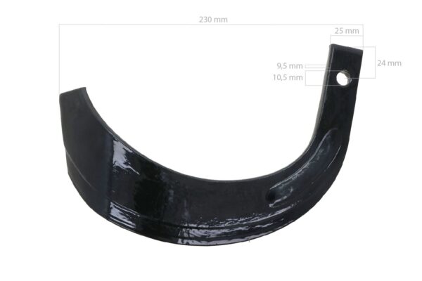 Kubota Lame de fraise rotative gauche L1-18, L1-20 – Image 2