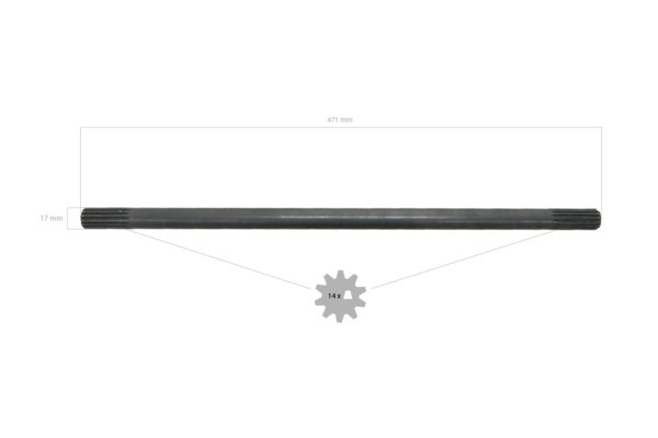 Arbre 4WD 47,1 cm