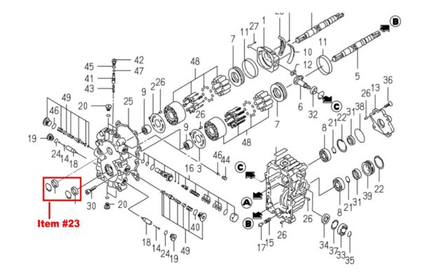 Joint Iseki, Massey Ferguson, Yanmar, Branson / Kukje, Cub Cadet, – Image 5