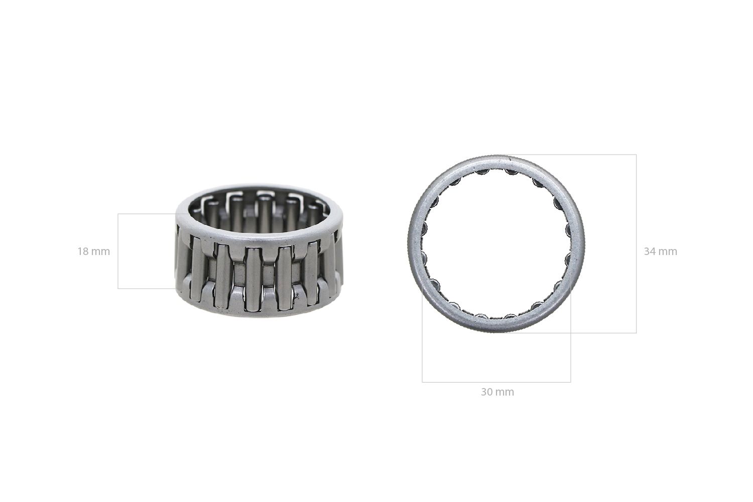 Roulement à aiguilles essieu avant 4WD Yanmar YM-serie, John Deere 650, 750, 850, 870, 950, 970, 1050, 1070,