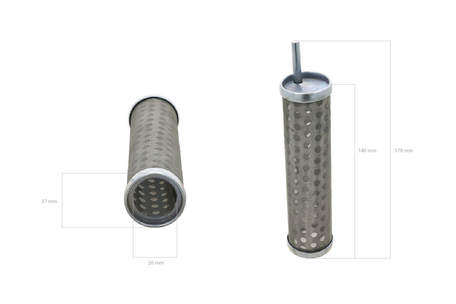 Filtre d'aspiration Hydraulique Yanmar YM-serie, C12W, C25W, C30R-F, Komatsu HD20, HD25,