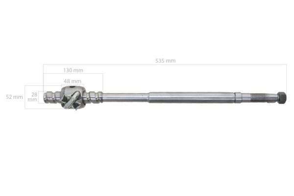 Arbre de direction Massey Ferguson 133, 135, 140, 152, FE35, 35, 35X, 535mm – Image 6
