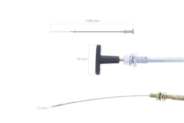 Câble d'arrêt Universel / Câble de décompression Yanmar YM – Image 2