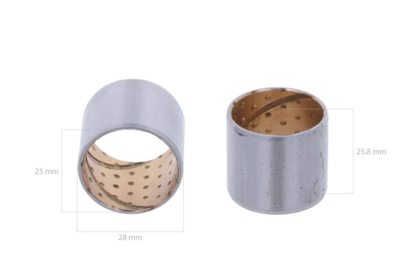Douille d'axe de piston Yanmar YM-Serie, Marine: 2GM, 2QM15, 3GM, 3GMD, 3GMF, 3HM, 3HM35, 3HM35F, John Deere 650, 665, 750, 780, 785, Komatsu 1D84, 3D75 – Image 3