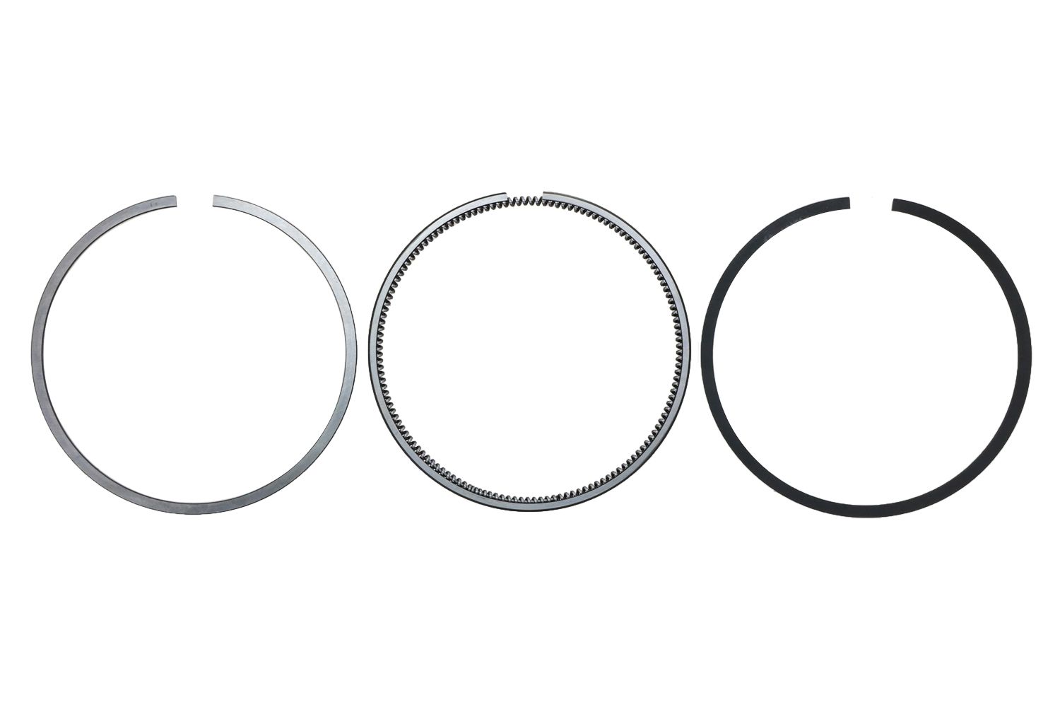 Jeu de segments pour piston STD Yanmar 3TNC88, 3TNE88, 4TNC88, 4TNE88, Komatsu 3D88E, 4D88E,