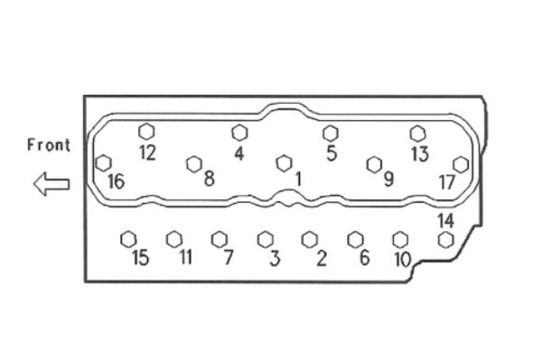 Joint de culasse Mitsubishi S4S, Perkins, Caterpillar, Lister Petter – Image 2