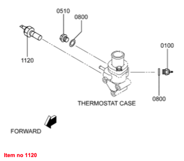 Sonde température Mitsubishi L3E, L3E2, MVL3E, MVS3L, MVS3L2, S3L, S3L2, Captain, Startrac, Etc., – Image 2
