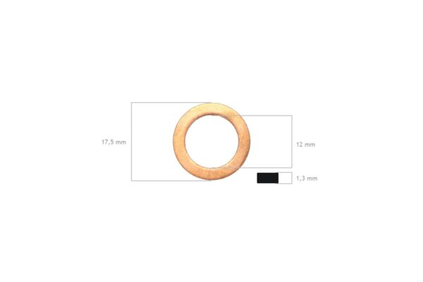 Bague d'étanchéité injecteur Mitsubishi, MVS3L, MVS3L2, S3L, S3L2, S4L, S4L2, Captain, Startrac, Etc., – Image 2