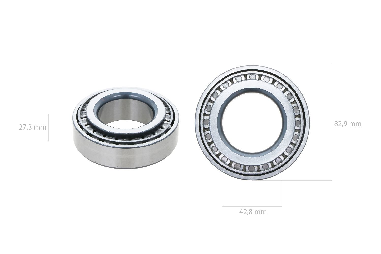 Roulement à rouleaux coniques 25577- 25523 carter de pignon Captain 273, Startrac 273,