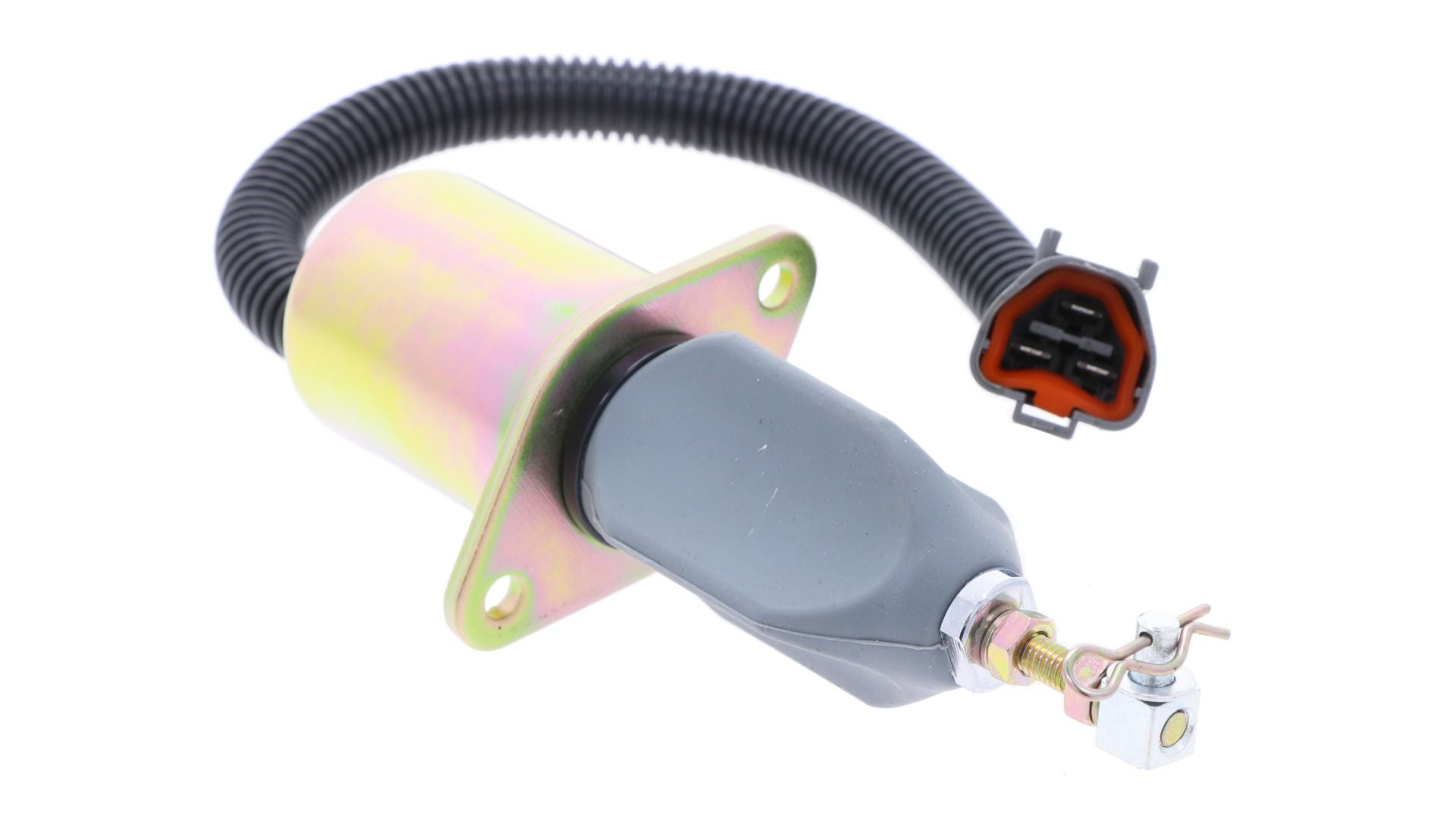 Solénoide d’arrêt 12 volt Yanmar, 4TNE94, 4TNE98, 4TNE106, 4TNV94, 4TNV98, Hyundai, Komatsu, Volvo, Etc.,