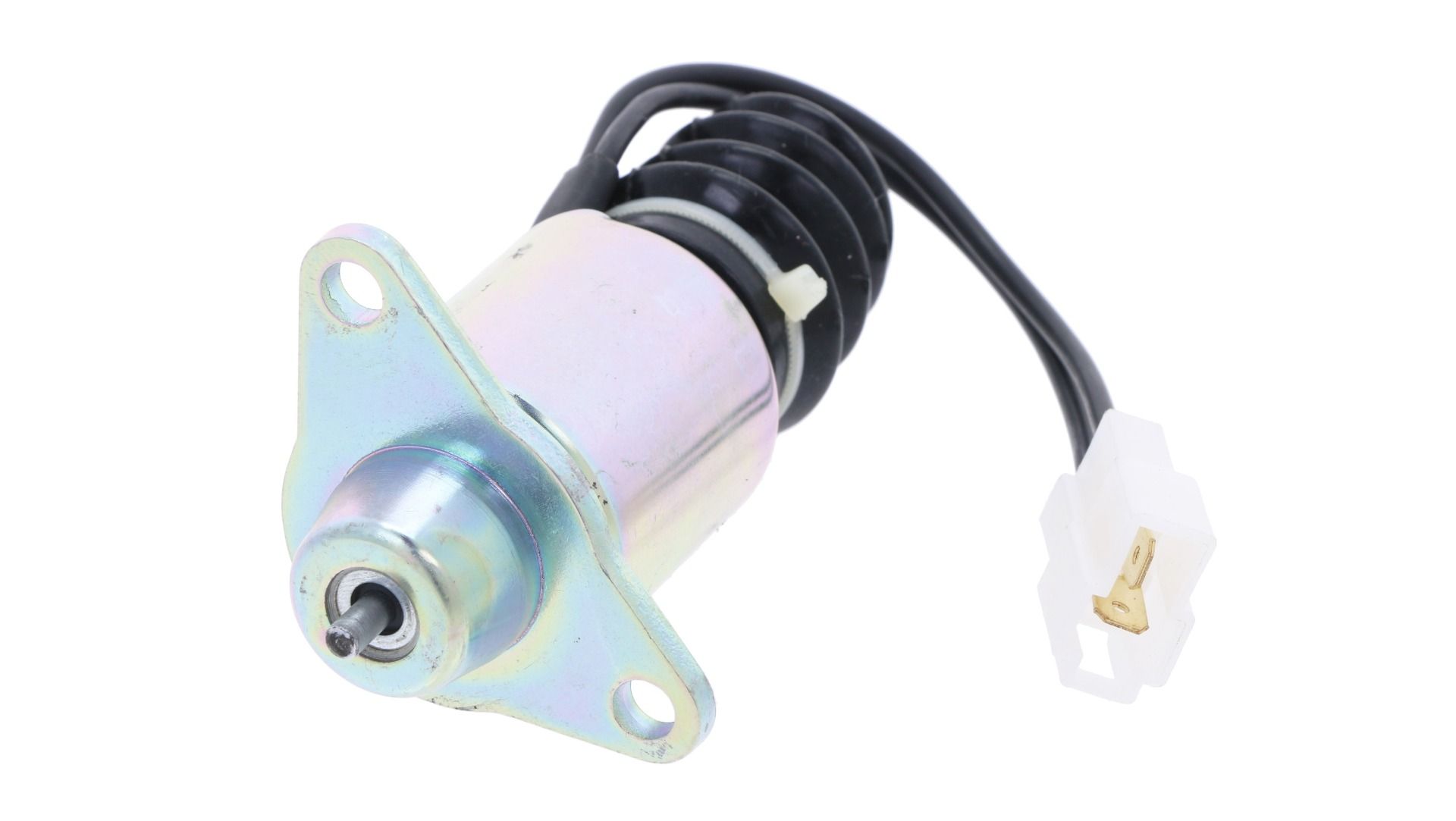 Solénoide d’arrêt 12 volt Yanmar Marine 2YM15, 3YM20, 3YM30, 3YM30AE, 3JH4E, 3JH5AE, 3JH5E, 4JH4AE, 4JH4E, 4JH5E,