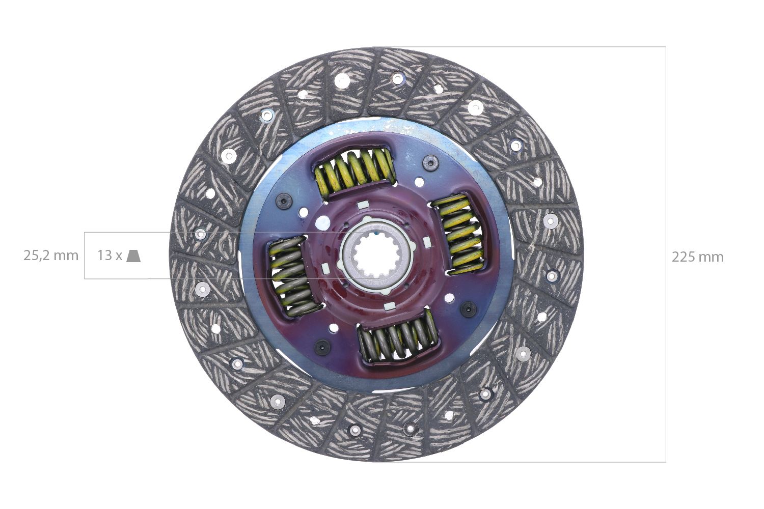 Disque d’embrayage Iseki TK527, TK532, TK538, TK25, TK29, TK30, 50-Serie