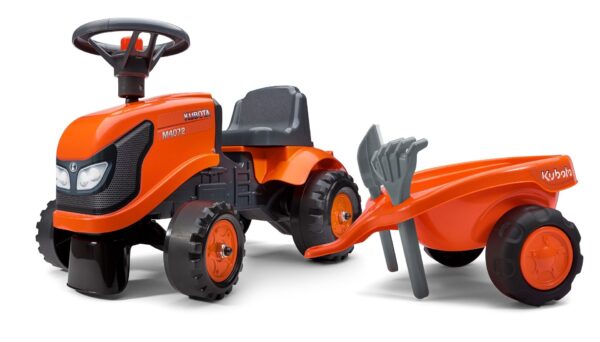 Kubota M4072 Porteur tracteur avec remorque et outils