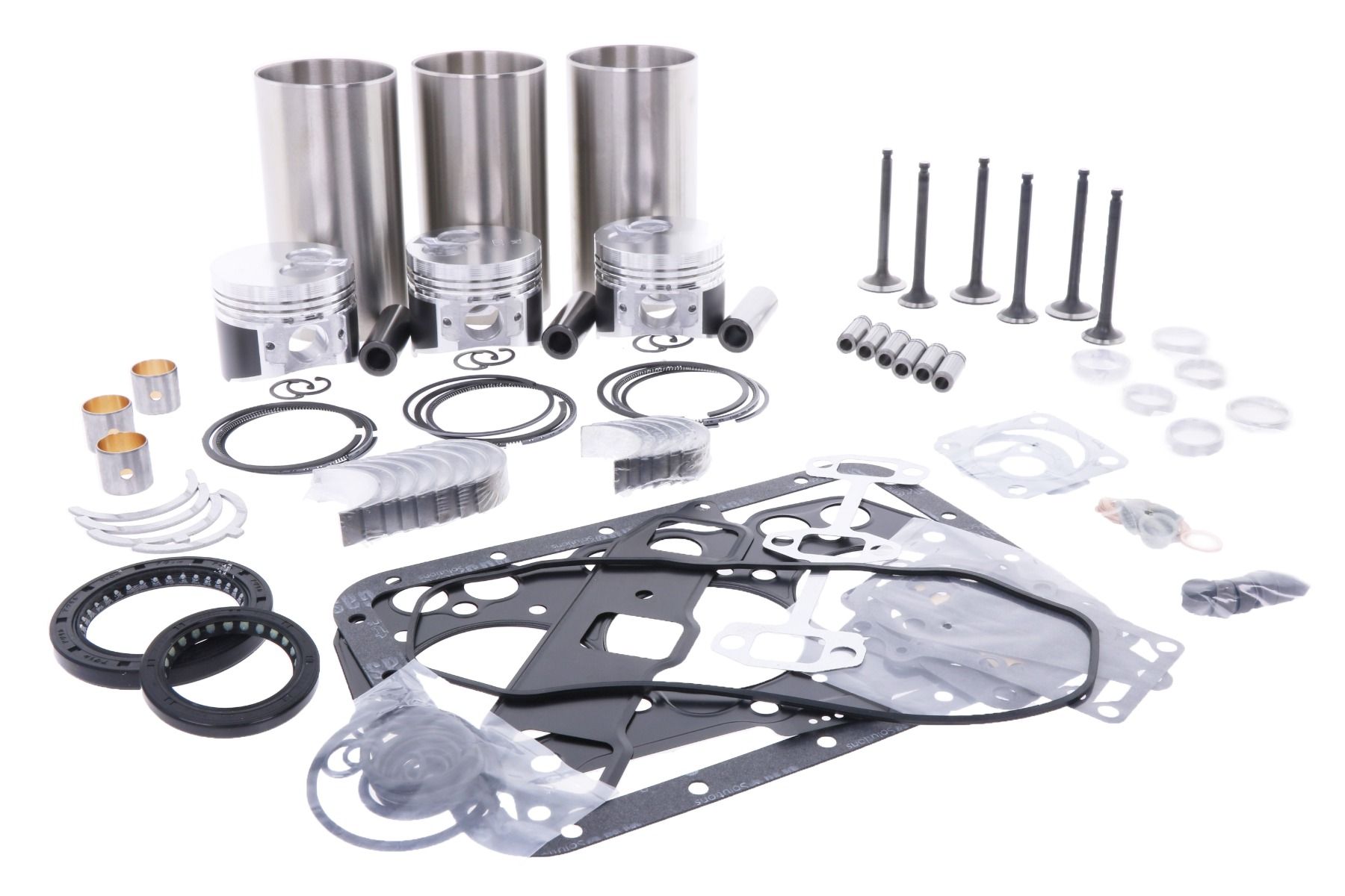 Kit de révision du moteur (injection indirecte) Yanmar 3TNE74, Komatsu 3D74E