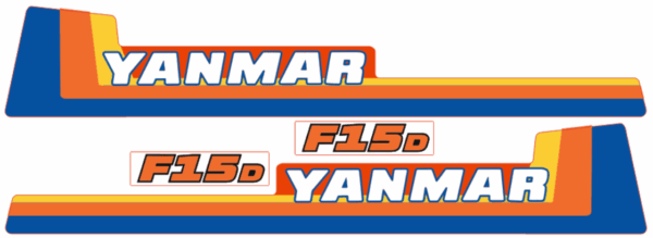 Autocollant pour capot Yanmar F15
