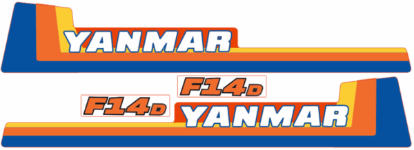 Autocollant pour capot Yanmar F14