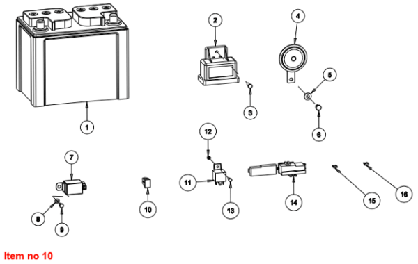 Fusible principal 60A Captain, Startrac, Cub Cadet, Kioti Airman, Etc., – Image 3