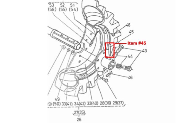 Goupille pour moyeu d'essieu arrière Kubota – Image 4