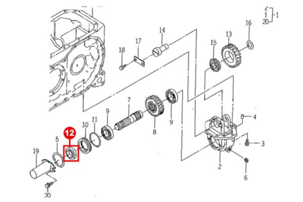 Bague d'étanchéité avec centre de manchon intérieur en acier PTO Iseki TA, TD, TE, TG TK, TLE-TYPES, 5035 Bolens, Massey Ferguson 1165, 1240, 1250, 1260, 1547, 1747, – Image 5