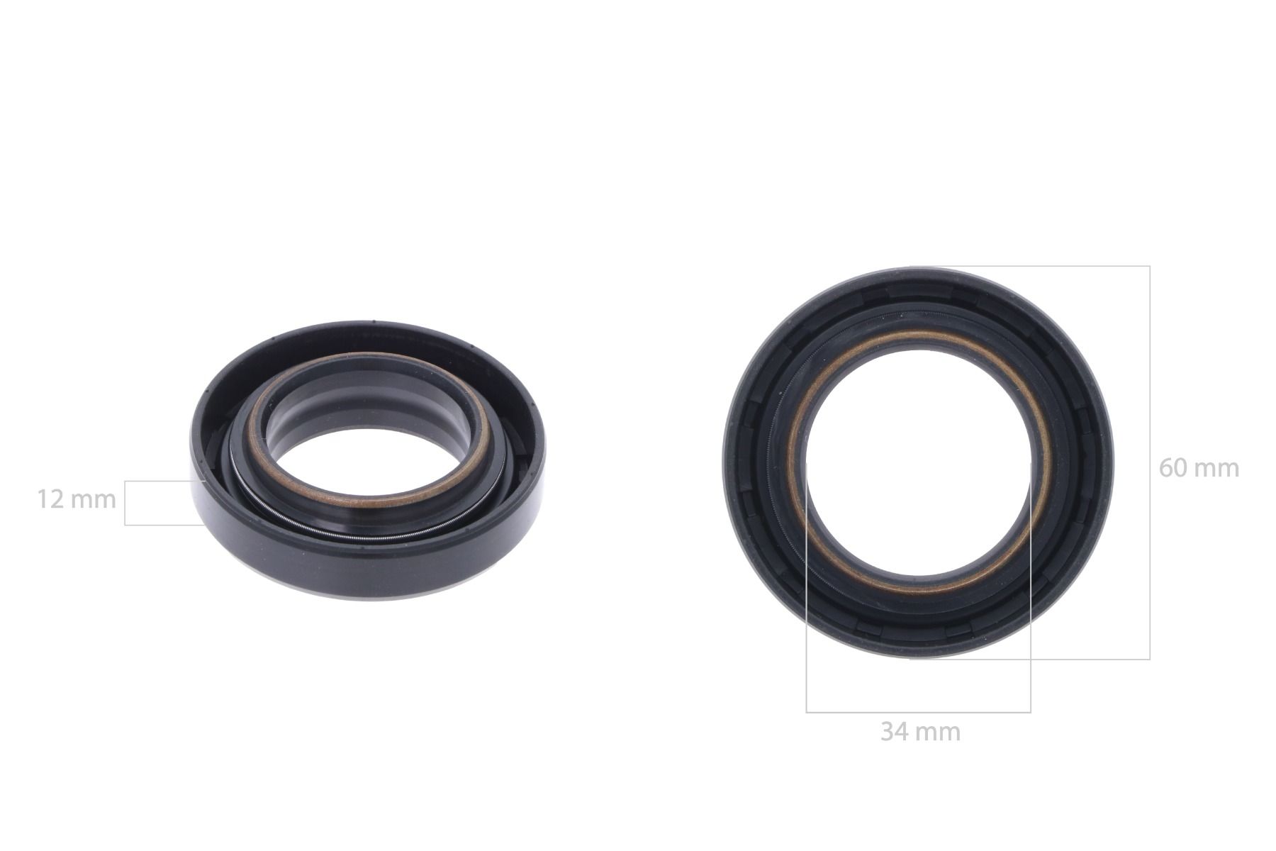 Bague d'étanchéité avec centre de manchon intérieur en acier PTO Iseki TA, TD, TE, TG TK, TLE-TYPES, 5035 Bolens, Massey Ferguson 1165, 1240, 1250, 1260, 1547, 1747,