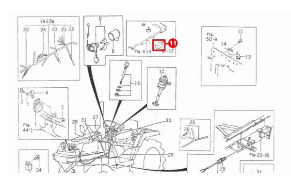 Régulateur de tension Iseki TU150, TU160, TU170, TU180, TU200, TU220, TU240 – Image 3