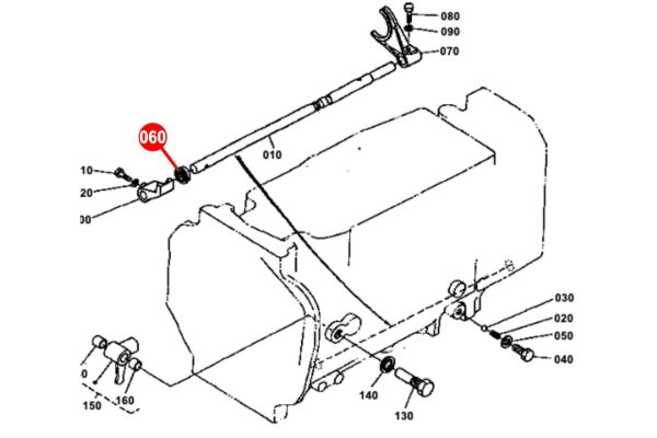 Joint d'arbre de changement de vitesse Kubota L, L1-types – Image 5