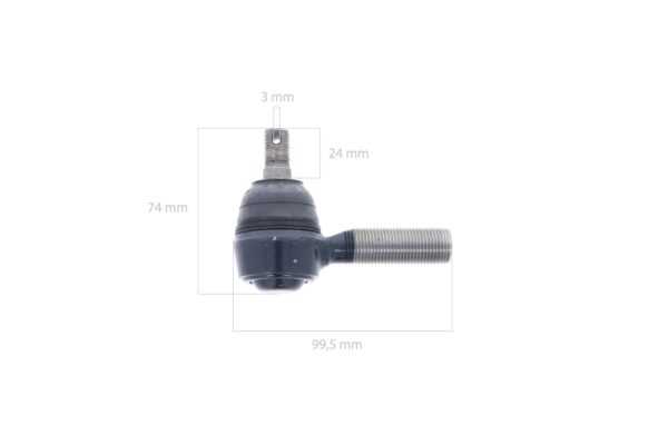 Biellette droite Iseki SF, TA, TE, TF, TG, TH, TK, TL, TM, TS, TU, 3015, 3020, 3025, 3030, 3125, 3130, 3135, 5035, 5040, Bolens, Massey Ferguson, – Image 2