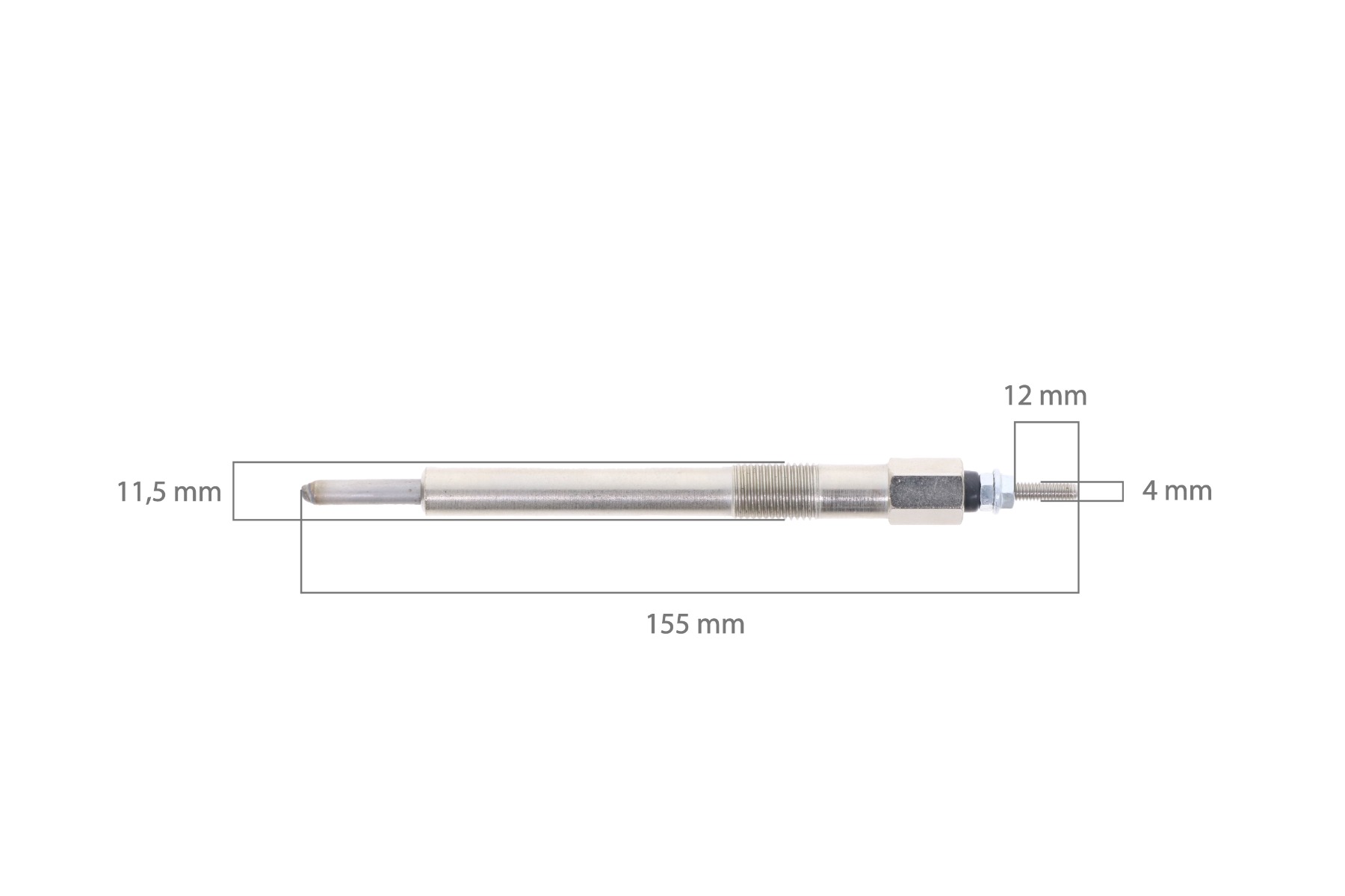 Bougie de préchauffage Kubota 10.5V D3000, D3200, F5400, V3200, V4000, V4300, M