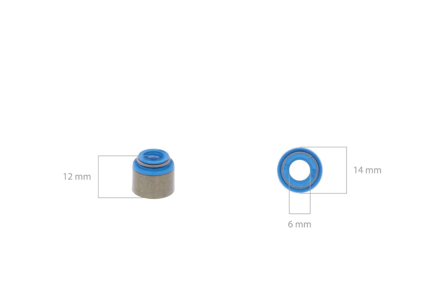 Joint de queue de soupape Shibaura N843, N844, Perkins 104, 403, 404
