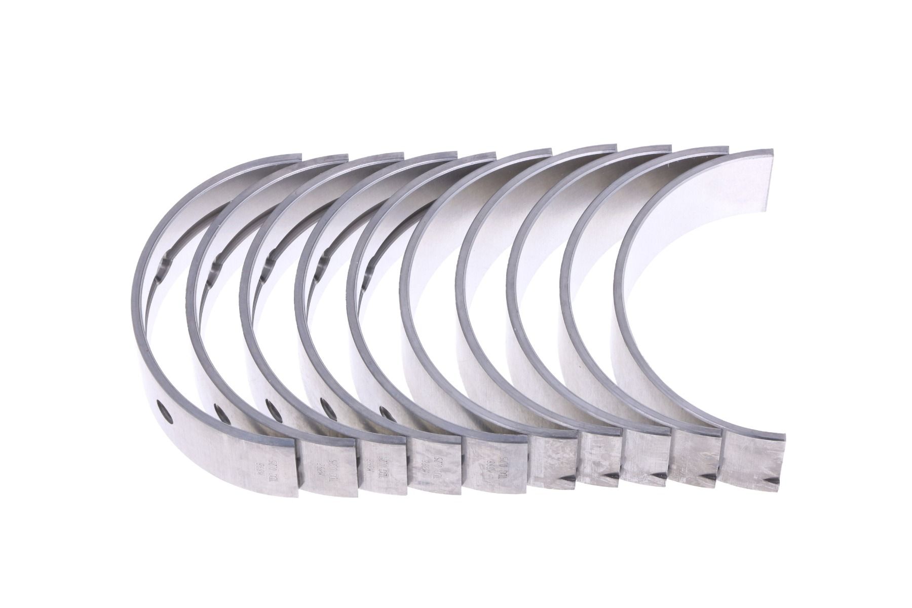 Roulements de vilebrequin 0.25mm / .010” Yanmar 4TNE106, 4TNE106T, 4TNV106, 4TNV106T, Komatsu 4D106, 4D106D, 4D106T, S4D106,