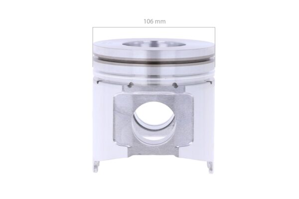 Piston avec Segments Injection directe +0.25mm Yanmar 4TNV106, 4TNV106T, Komatsu 4D106, S4D106, – Image 2