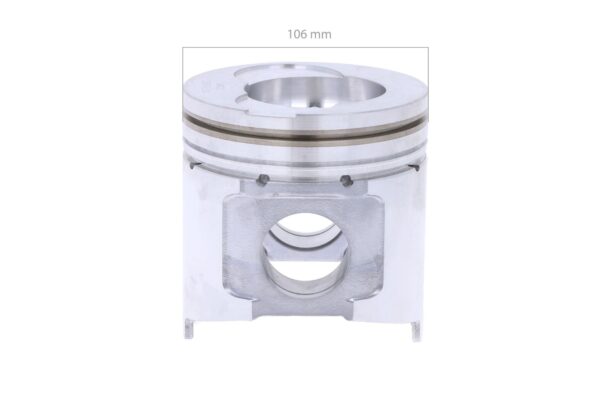 Piston avec Segments Injection directe +0.25mm Yanmar 4TNE106T, Komatsu 4D106, – Image 2