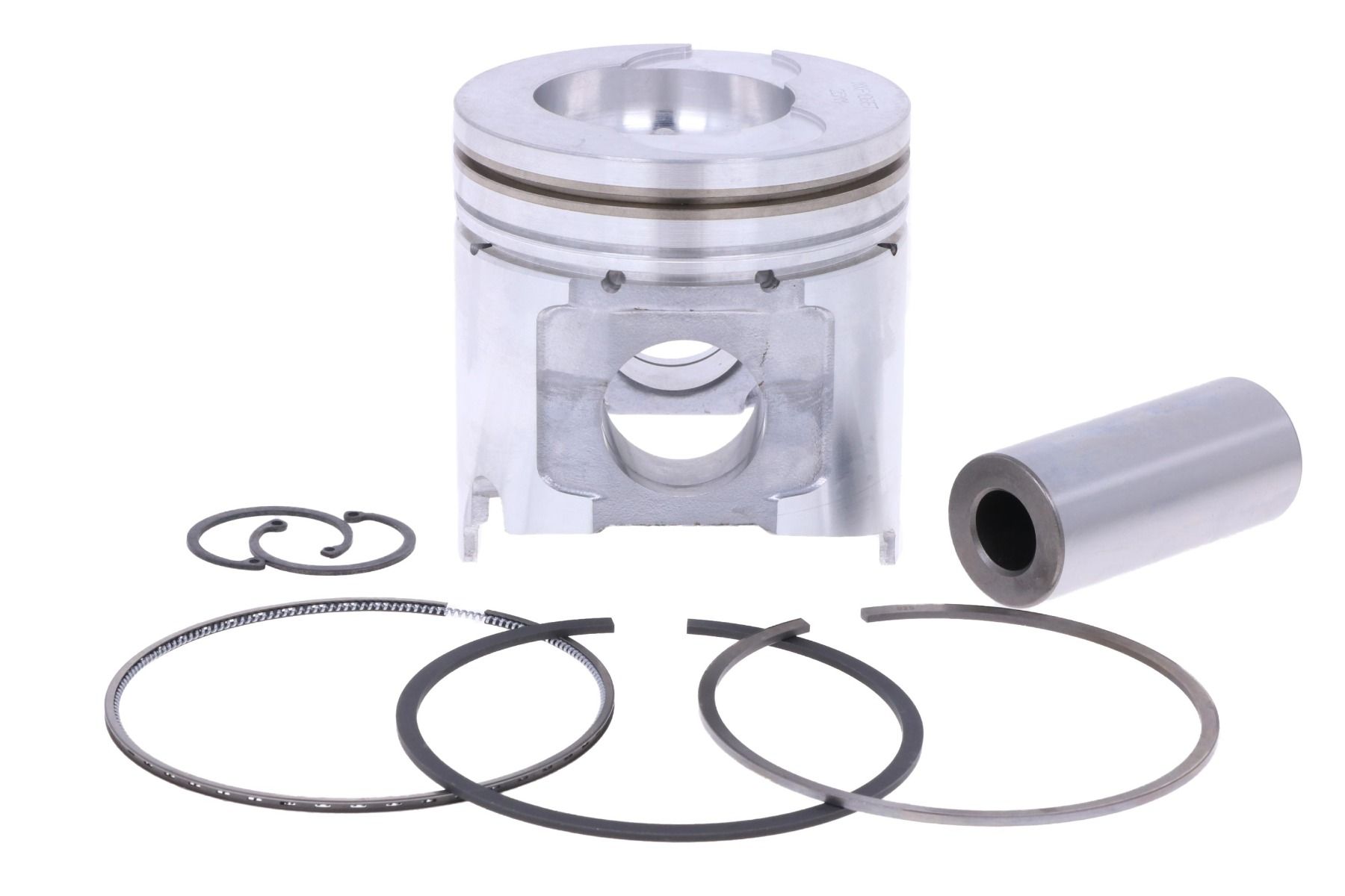 Piston avec Segments Injection directe +0.25mm Yanmar 4TNE106T, Komatsu 4D106,
