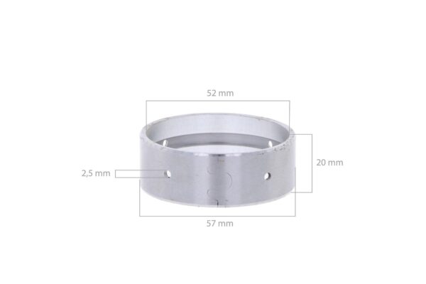 Roulements de vilebrequin (avant) STD 52mm Kubota DIV. Moteurs 2, 3, 4, 5, 6 cylindres – Image 2