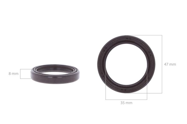 Joint de vilebrequin (avant) Kubota D600, D640, D662, D722, D782, D902, Z400, Z402, Z430, Z482, Z602, – Image 2