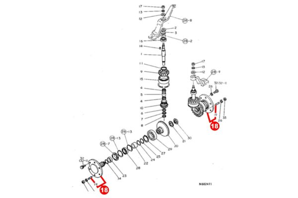 Fusée d'essieu 4WD Yanmar YM-Types – Image 6