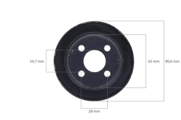 Pompe à eau Pulley Yanmar – Image 2