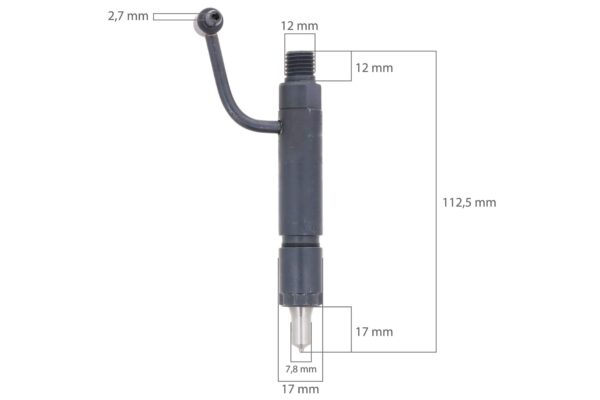 Injecteur Injection Directe Yanmar 3JH, 4JH, 3TNV84, 3TNV88, 4TNV84, 4TNV88, TK486V, Komatsu 3D84E, 3D88E, S3D84, 4D88E, Isuzu 3CD1, 3CE1 – Image 2