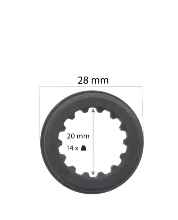 Douille d'accouplement d'arbre d'entrée + billes Kubota A13, A14, Hinomoto / Hitachi CX13, CX14, CX130, CX140, – Image 2