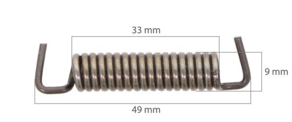 Ressort de mâchoire de frein Yanmar YM2200, YM2500, YM2700, John Deere, 850, 900, 950 – Image 3
