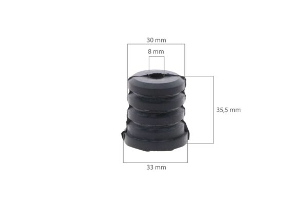 Caoutchouc de barre d'assise Yanmar YM, F, FX – Image 2