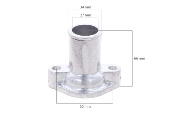 Boîtier de thermostat supérieur Kubota, Hinomoto, Bobcat: Airman, Kioti, Hyundai, New Holland Schaffer, Tym, Schaffer, Etc., – Image 2