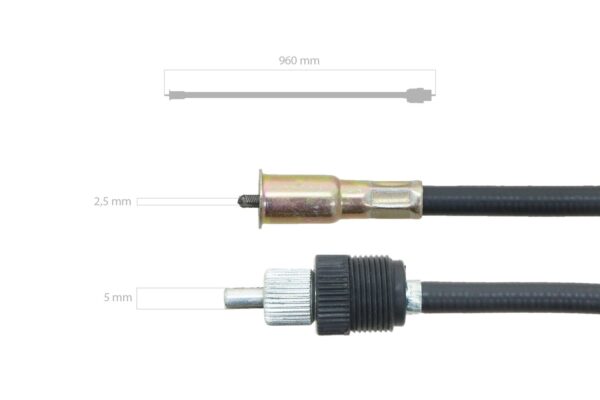 Câble de compteur 960mm Kubota L175, L225, L1500, L2000, L2200, Zen Noh ZL1500, ZL2000, ZL2200 – Image 2