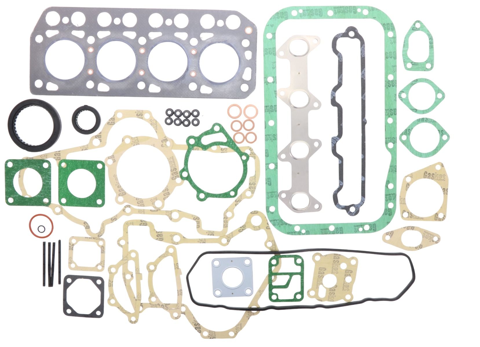 Jeu de joints de culasse Mitsubishi K4A D1650, D1850, Airman DCX180, Satoh / Kumiai ST1620, ST1640, ST1820, ST1840