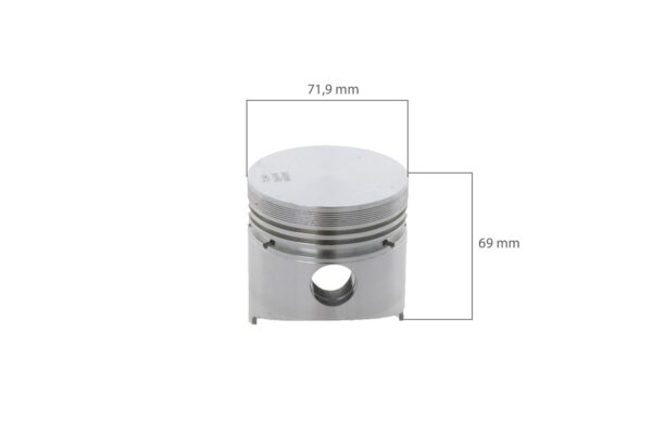 Piston Yanmar 69mm YM169, YM180, YM186, YM187, YM1401, YM1410, YM1502, YM1510, F15 – Image 2