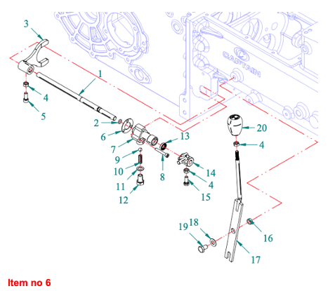 Joint 4WD activation Captain 273, Startrac 273,