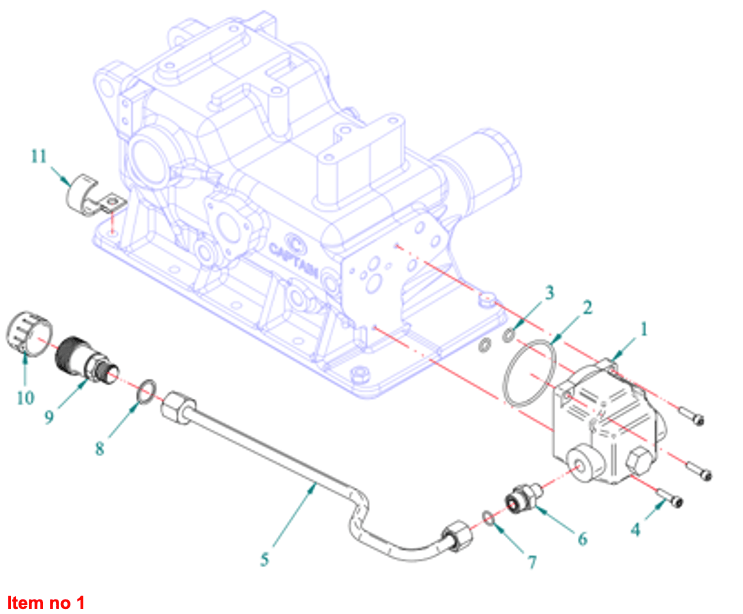 Distributeur hydraulique Captain 273, Startrac 273